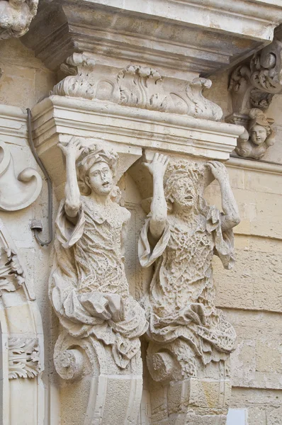Palácio de Marrese. Lecce. Puglia. Itália . — Fotografia de Stock