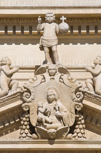 성 마리아 델라 그 라의 교회입니다. 레체입니다. 풀리아입니다. 이탈리아. — 스톡 사진