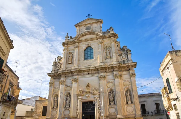 Kyrkan av alcantarine. Lecce. Puglia. Italien. — Stockfoto
