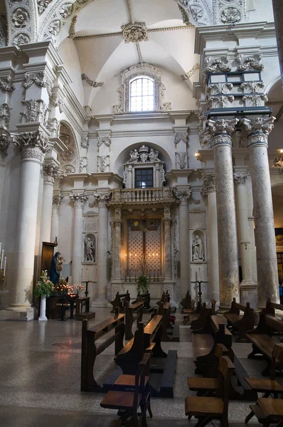 Santa Croce Basilika. Vorlesung. Apulien. Italien. — Stockfoto