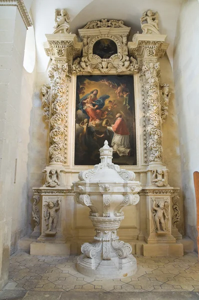 Basiliek van Santa croce. Lecce. Puglia. Italië. — Stockfoto