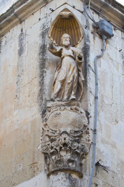 st. giusto sütun. Lecce. Puglia. İtalya.