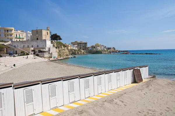Panoramisch zicht van otranto. Puglia. Italië. — Stockfoto