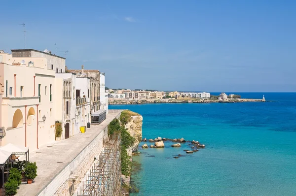 Panoramablick auf otranto. Apulien. Italien. — Stockfoto