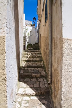 alleyway. Otranto. Puglia. İtalya.