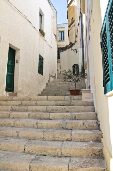 Alleyway. Otranto. Puglia. Italy. — Stock Photo, Image