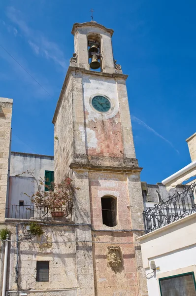 Wieża zegarowa. Otranto. Puglia. Włochy. — Zdjęcie stockowe