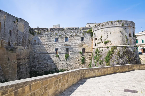 Slottet Castello aragonese i otranto. Puglia. Italien. — Stockfoto