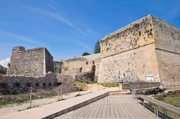 De aragonese kasteel van otranto. Puglia. Italië. — Stockfoto