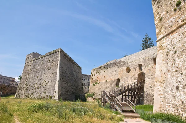 De aragonese kasteel van otranto. Puglia. Italië. — Stockfoto