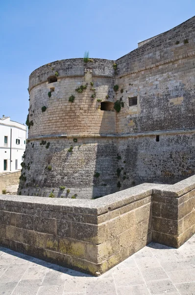 De aragonese kasteel van otranto. Puglia. Italië. — Stok fotoğraf