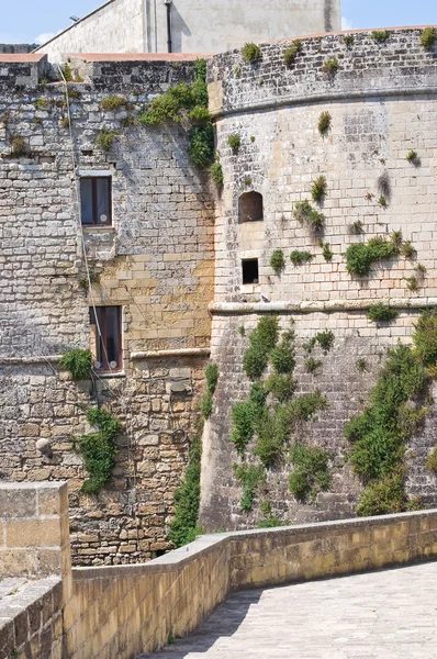 Zamek Aragoński Otranto. Puglia. Włochy. — Zdjęcie stockowe