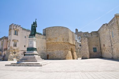 kahramanlar Meydanı. Otranto. Puglia. İtalya.