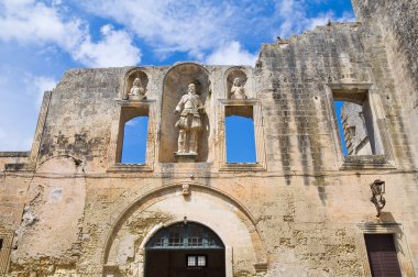 castromediano-limburg Ducal Sarayı. Cavallino. Puglia. İtalya.