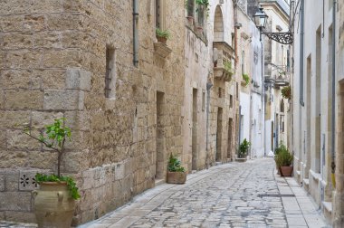 alleyway. Martano. Puglia. İtalya.