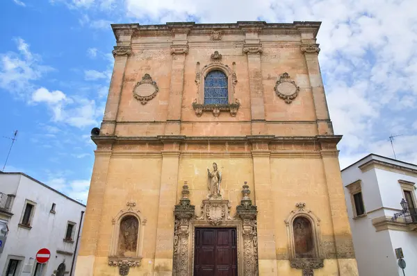 Matka církev. Calimera. Puglia. Itálie. — Stock fotografie