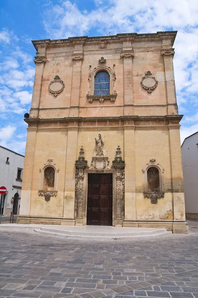 De moederkerk. Calimera. Puglia. Italië. — Stockfoto