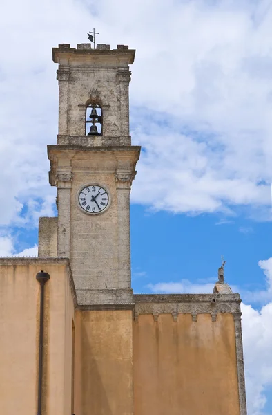 Moderkyrkan. Det är Martignano. Apulien. Italien. — Stockfoto