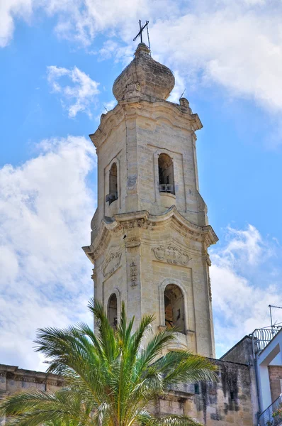 母教会の鐘楼。カヴァッリーノ。プーリア州。イタリア. — ストック写真
