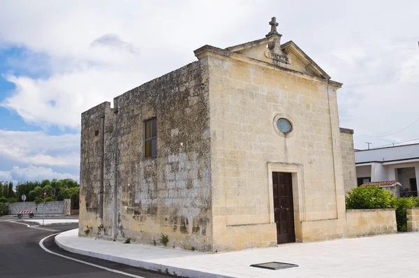 Kaple svatého paolo. Acaya. Vernole. Puglia. Itálie. — Stock fotografie