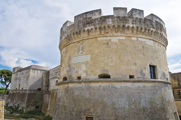Acayas slott. Det är Vernole. Apulien. Italien. — Stockfoto