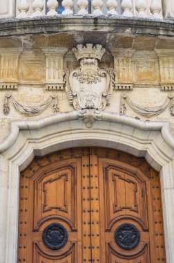 Carafa Palace. Lecce. Puglia. Italy. clipart