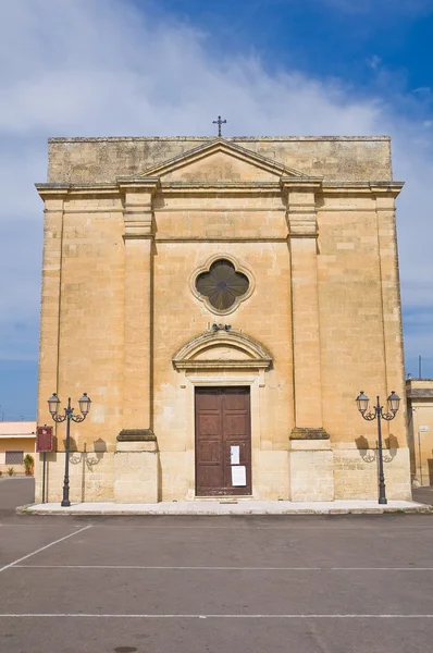 Kerk van Apts. Vernole. Puglia. Italië. — Stockfoto