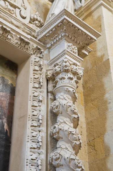 Igreja de Santa Maria della Grazia. Lecce. Puglia. Itália . — Fotografia de Stock