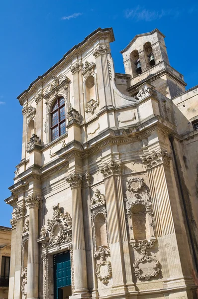 Église de Sainte-Chiara. Lecce. Pouilles. Italie . — Photo