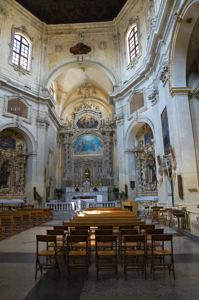 Kerk van st. chiara. Lecce. Puglia. Italië. — Stockfoto