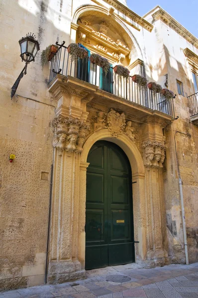 Palazzo Grassi. Lecce. Puglia. Italia . — Foto Stock