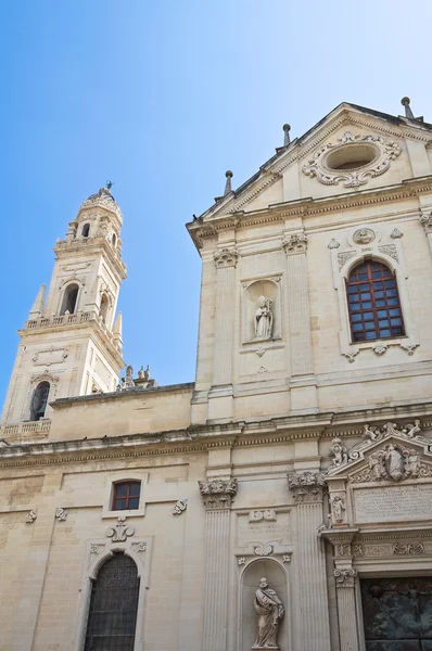 Katedra w lecce. Puglia. Włochy. — Zdjęcie stockowe