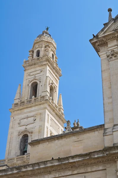 Cathedral Belltower. Lecce. Puglia. Italy. — Stock Photo, Image
