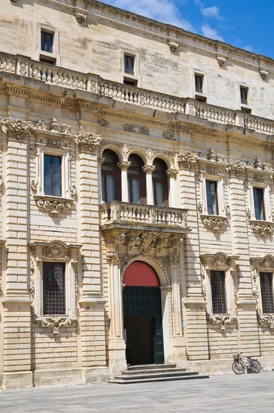 Σχολή της παλάτι. Λέτσε. Puglia. Ιταλία. — Φωτογραφία Αρχείου