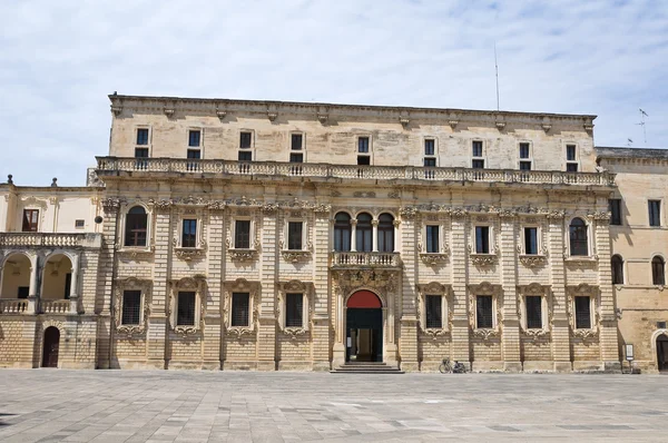 Seminarium pałacu. Lecce. Puglia. Włochy. — Zdjęcie stockowe