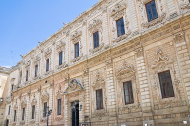 Celestines' palace. Lecce. Puglia. Italy. clipart