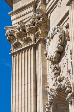 st. chiara Kilisesi. Lecce. Puglia. İtalya.