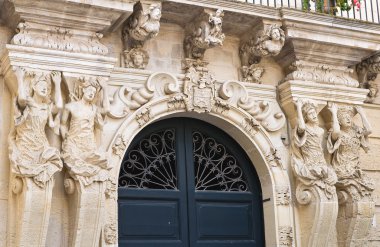 marrese Sarayı. Lecce. Puglia. İtalya.