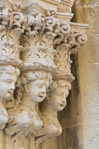 Palácio de Grassi. Lecce. Puglia. Itália . — Fotografia de Stock