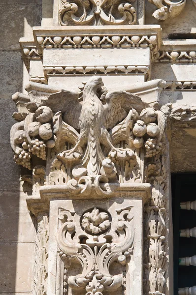 Церковь Святой Кьяры. Лечче. Апулия. Италия . — стоковое фото