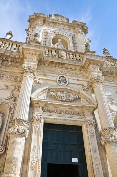 Lecce-székesegyház. Puglia. Olaszország. — Stock Fotó
