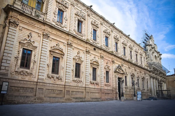 Celestines' palace. Lecce. Puglia. Italien. — Stockfoto