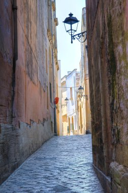 alleyway. Otranto. Puglia. İtalya.