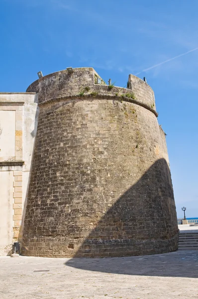 Befästa murar. Otranto. Puglia. Italien. — Stockfoto