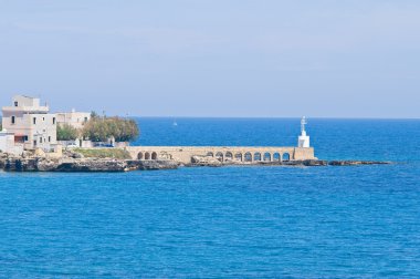 Panoramic view of Otranto. Puglia. Italy. clipart