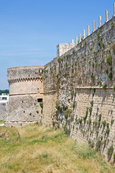 Befestigte Mauern. otranto. Apulien. Italien. — Stockfoto