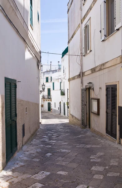 Para o beco. Otranto. Puglia. Itália . — Fotografia de Stock