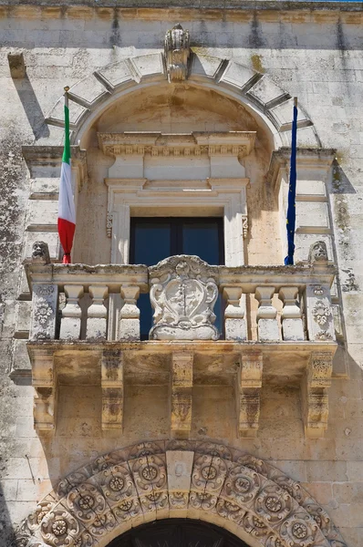 Városháza. Sternatia. Puglia. Olaszország. — Stock Fotó