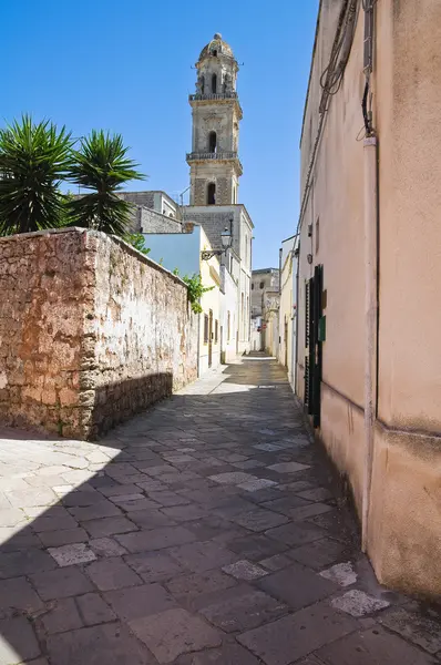 Uličky. sternatia. Puglia. Itálie. — Stock fotografie