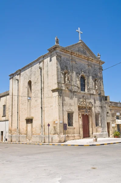 Kostel Neposkvrněného početí. Martano. Puglia. Itálie. — Stock fotografie